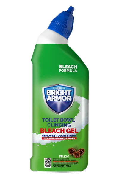 Toilet Bowl Clinging Bleach Gel — Pine