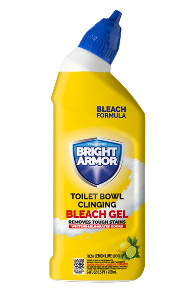 Toilet Bowl Clinging Bleach Gel — Fresh Lemon Lime